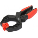 Ratcheting spring clamp