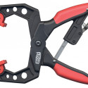 Ratcheting spring clamp