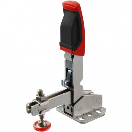 Vertical toggle clamp with open arm and horizontal base plate STC-VH20