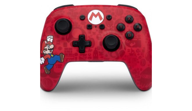 PowerA Enhanced Wireless Controller for Nintendo Switch - Here We Go Mario