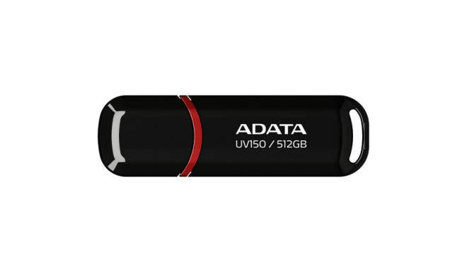 ADATA UV150 USB flash drive 512 GB USB Type-A 3.2 Gen 1 (3.1 Gen 1) Black, Red