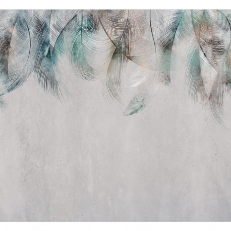 Fototapeet - Colourful Feathers - 100x70