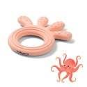 Babyono silicone teether OCTOPUS pink 826/01
