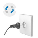 BabyOno electrical outlet safety cover rotating cover system 10 pcs 962/10