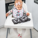 Terry baby bib I EAT AND I GROW , m3+ 831
