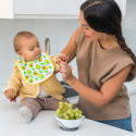 Terry baby bib I EAT AND I GROW , m3+ 831