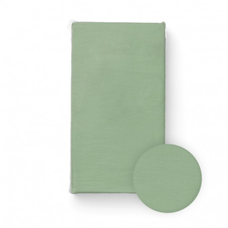 Bocioland jersey bed sheet with elastic band green