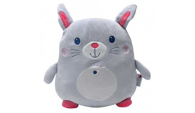 GIOplush Grey Rabbit Cushion 32cm GIO-822