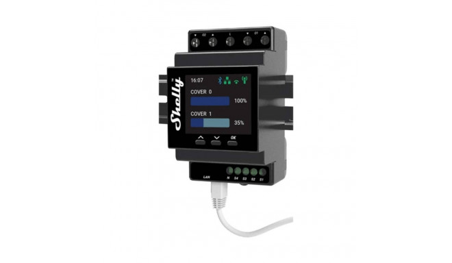 Shelly Pro Dual Cover PM DIN Rail Dual Controller, WiFi (Power measurement)