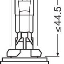 H27/1 12V 27W PG13