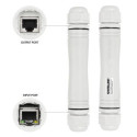 Intellinet Ultra Long Range Outdoor Fast Ethernet PoE+ Extender Kit Extends PoE up to 1000 m (3280 f