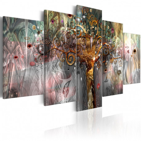 Seinapilt - Golden Tree II - 200x100