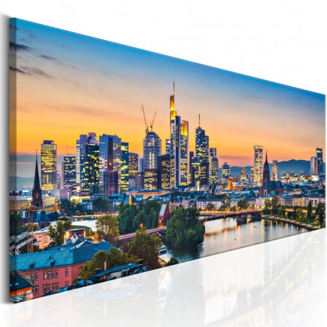 Seinapilt - Evening in Frankfurt - 120x40