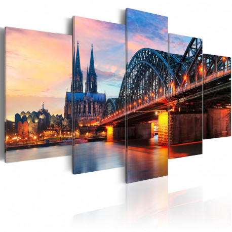Seinapilt - Evening in Cologne - 200x100