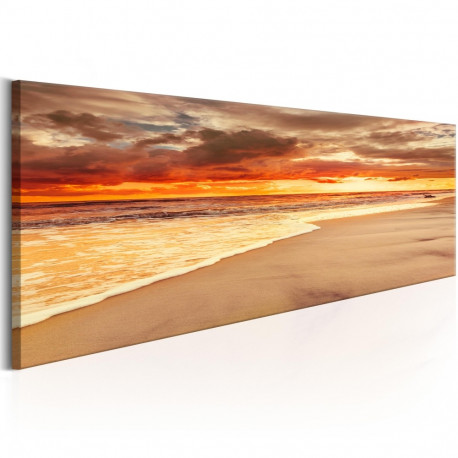 Seinapilt - Beach: Beatiful Sunset - 120x40