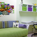 Seinapilt - Artistic Graffiti - 100x50