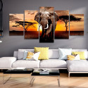 Seinapilt - Elephant Migration - 200x100