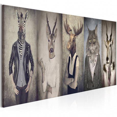 Seinapilt - Animal Masks - 135x45
