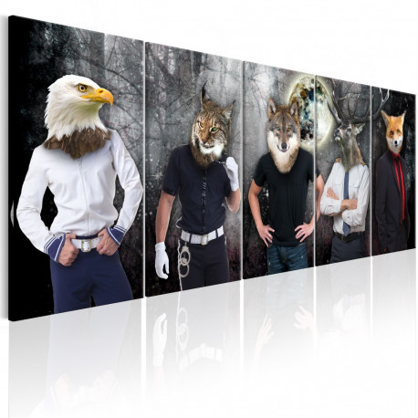 Seinapilt - Animal Faces - 200x80