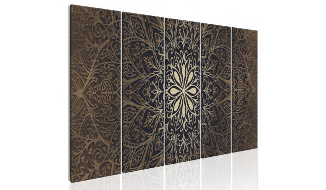 Seinapilt - Brown Mandala - 225x90