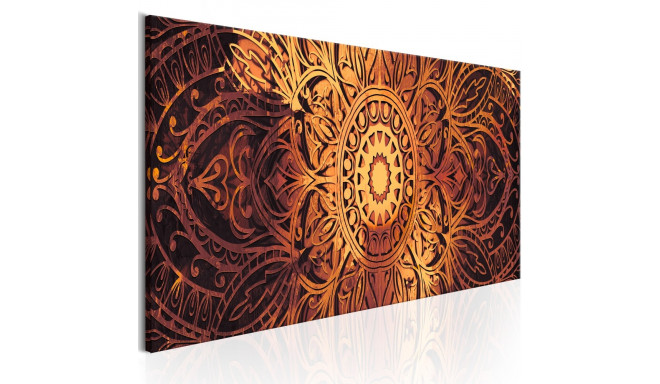Seinapilt - Amber Mandala - 150x50