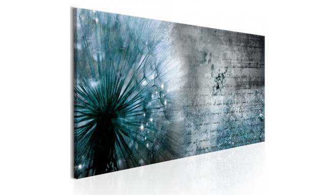 Seinapilt - Blue Dandelion - 150x50