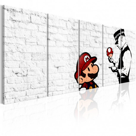 Seinapilt - Graffiti on Brick - 200x80