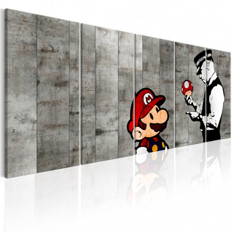 Seinapilt - Graffiti on Concrete - 225x90