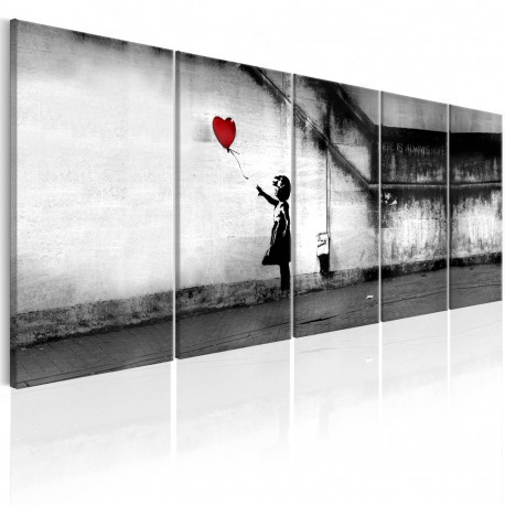 Seinapilt - Banksy: Runaway Balloon - 225x90