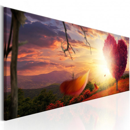 Seinapilt - Autumnal Heart - 120x40