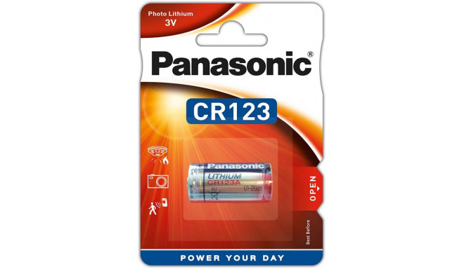 Panasonic patarei CR123A/1B