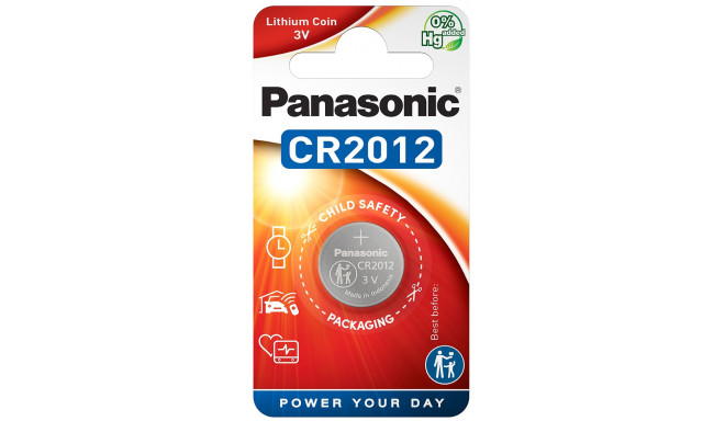 Panasonic patarei CR2012/1B