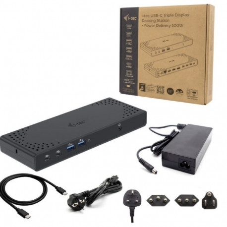 i-tec USB-C Triple 4K dokkimisjaam G2 PD100