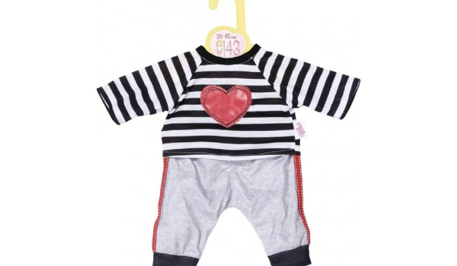 Dolly Fashion Striped Sportswear for Baby Born