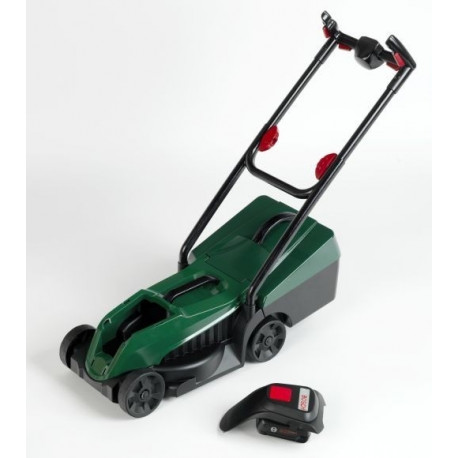 Here are a few ways to describe the Bosch Toy Lawnmower with Light and Sound Module