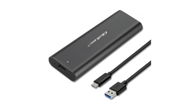 Qoltec SSD karp M.2 SATA SSD NGFF USB-C