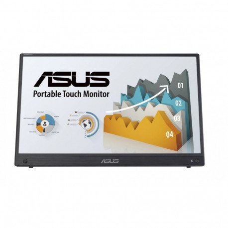 Monitor ZenScreen Touch 15.6 inch MB16AHT FHD (1920 x 1080), IPS, 10-point touch, Mini-HDMI, ergo ki