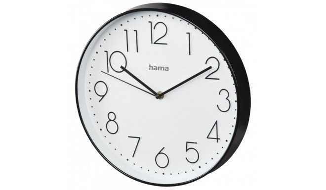 Wall clock Elegance white/black 30 cm