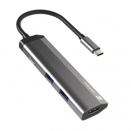 Multi Port Fowler Slim USB-C PD, 2x USB 3.0