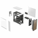 Fractal Design computer case North TG Clear Tint, chalk white
