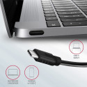 Hub HMC-5G2 2x USB-A + 2x USB-C + HDMI, USB-C 3.2 Gen 2 10Gbps, PD 60W, 13cm USB-C cable
