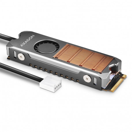 AXAGON CLR-M2FAN aktiivne ventilaator M.2 SSD, 80mm SSD
