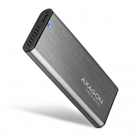 ALU box EEM2-SG2 USB-C 3.2 Gen 2 - M.2 NVMe / SATA SSD 30-80mm