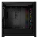 Corsair arvutikorpus iCUE 5000D RGB Airflow, must