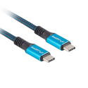 Cable USB-C M/M USB4 1.2m 100W 8K 60HZ black-blue