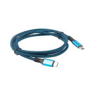 Cable USB-C M/M USB4 1.2m 100W 8K 60HZ black-blue