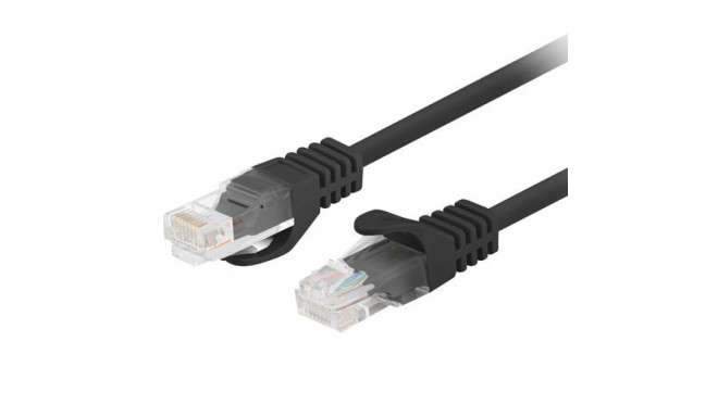 Patchcord cat.6 UTP 0.25m 10-pack fluke passed black