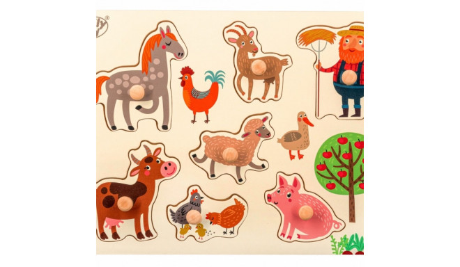 Wooden puzzle Animals farms