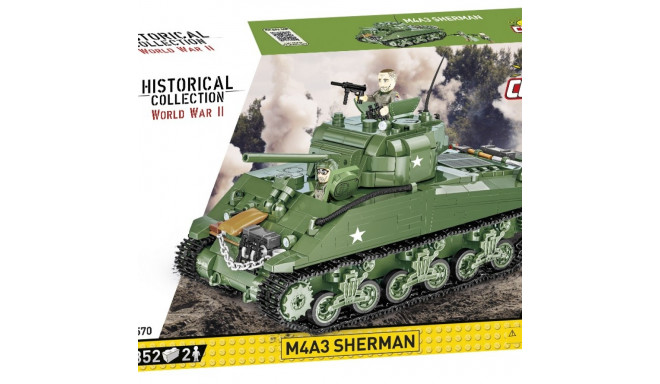 Blocks Historical Collection WWII M4A3 838 elements