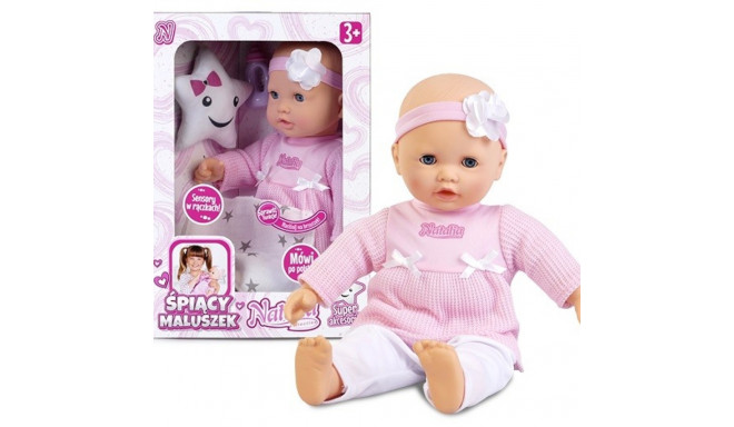 Baby doll Natalia - Sleeping baby 38 cm